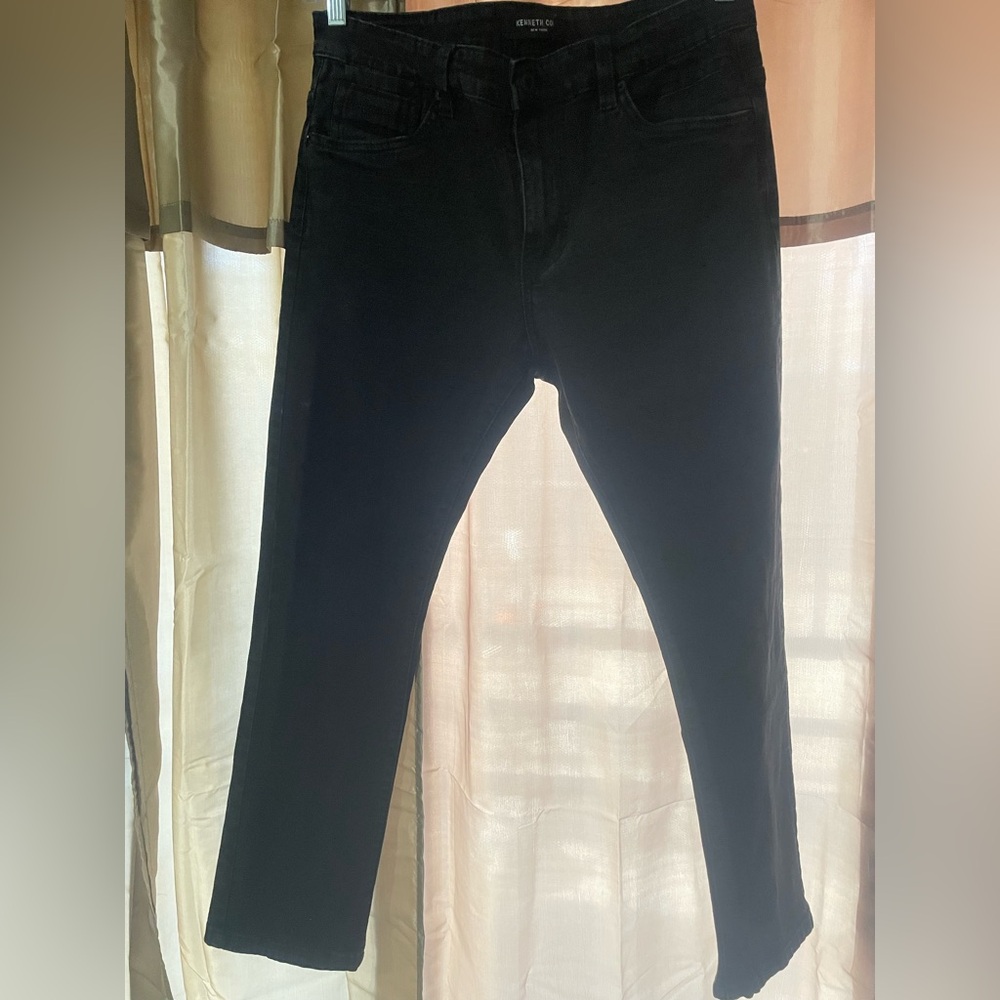 Kenneth Cole Men's Slim Black Jeans